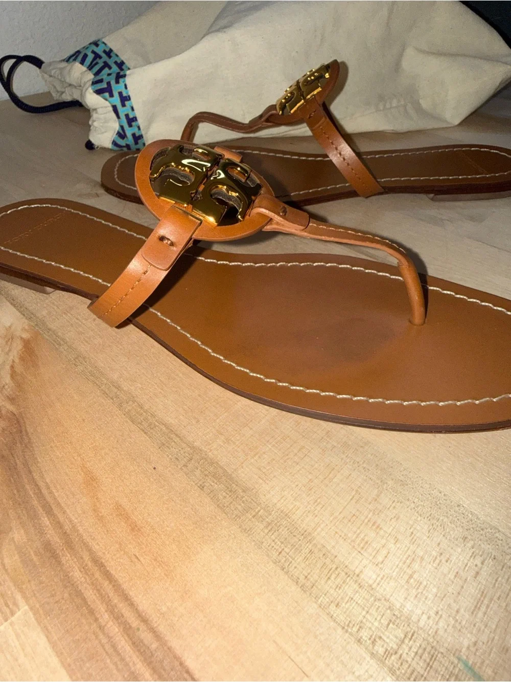 Women's Tan Leather Sandals